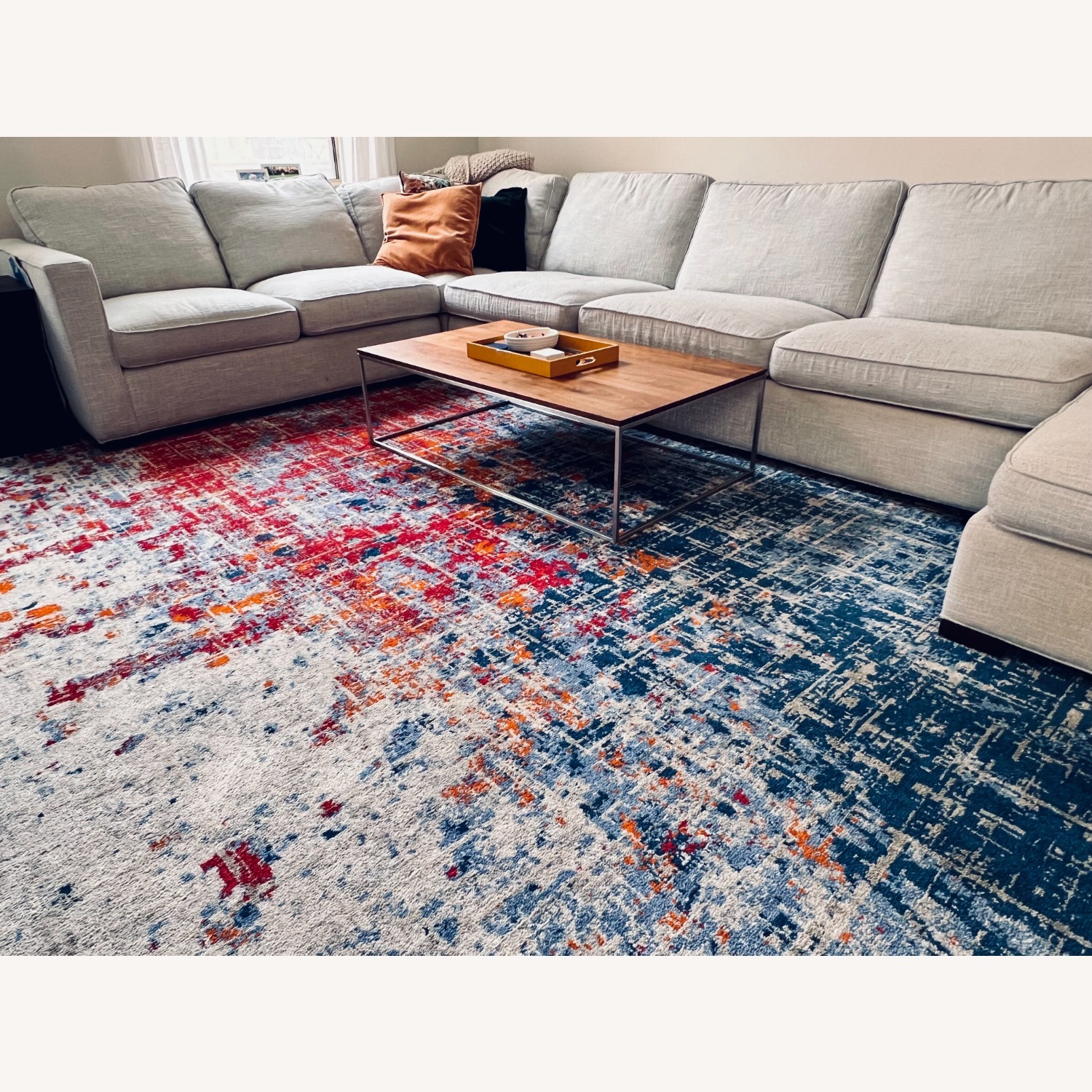 Wayfair Multicolored Abstract Rug - image-2
