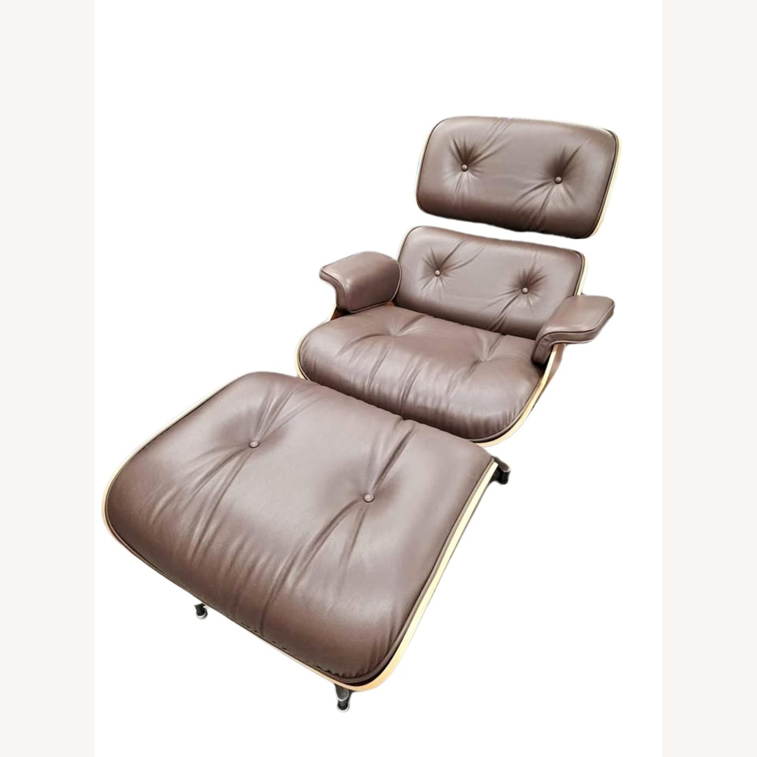 Herman Miller Eames Brown Lounge Chair & Ottoman - image-9