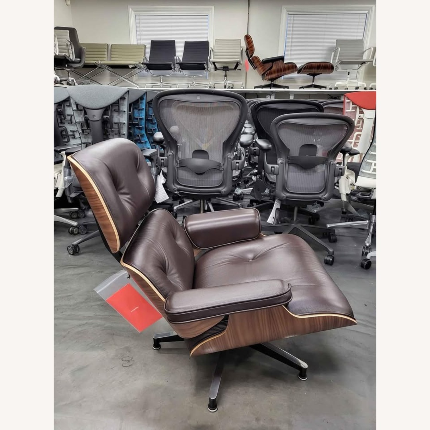 Herman Miller Eames Brown Lounge Chair & Ottoman - image-5
