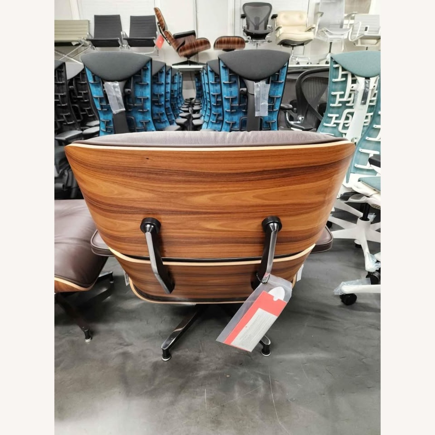 Herman Miller Eames Brown Lounge Chair & Ottoman - image-4
