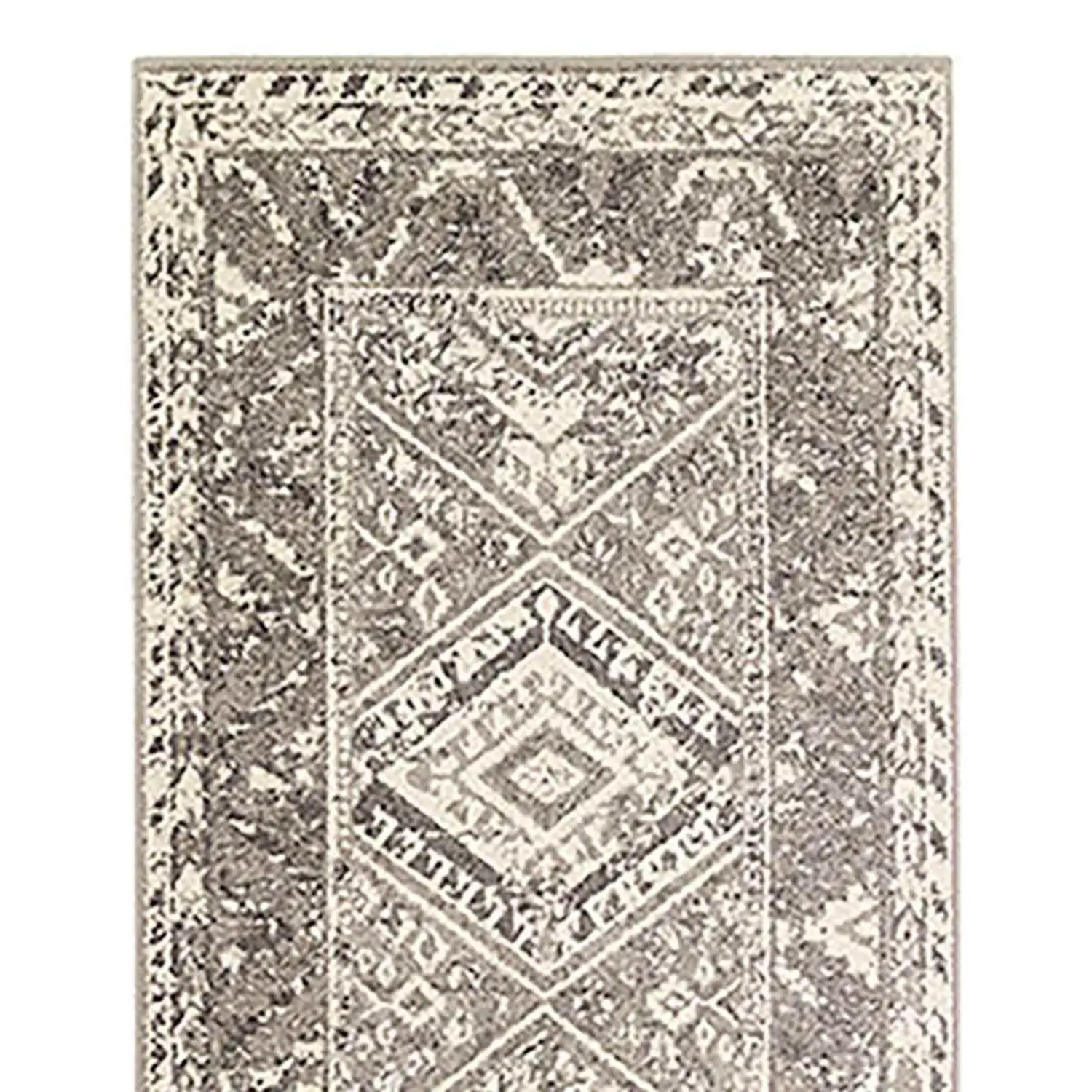 Greta Taupe Diamond Design Area Rug, 5x7 - image-4