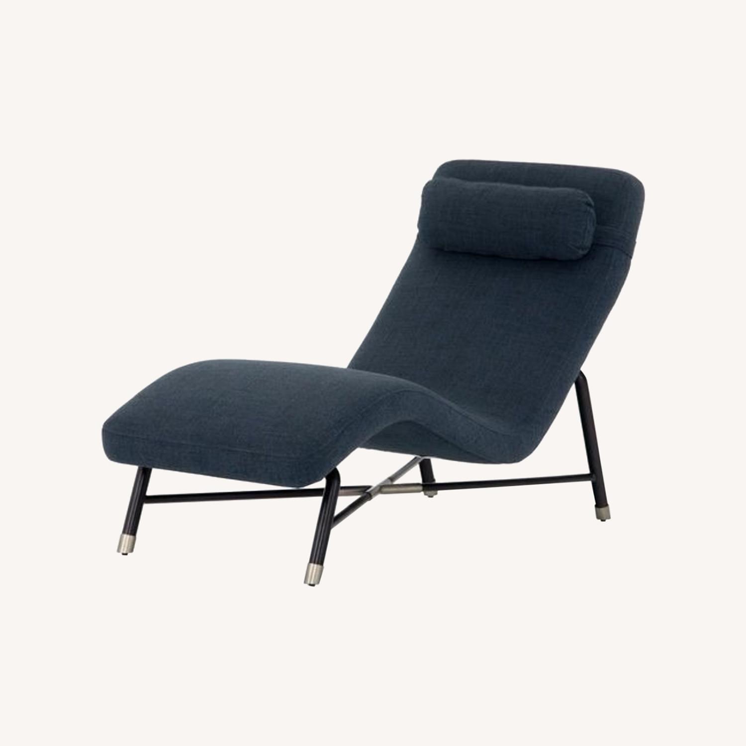 Four Hands Demi Chaise Lounge - Highland Sky - image-0