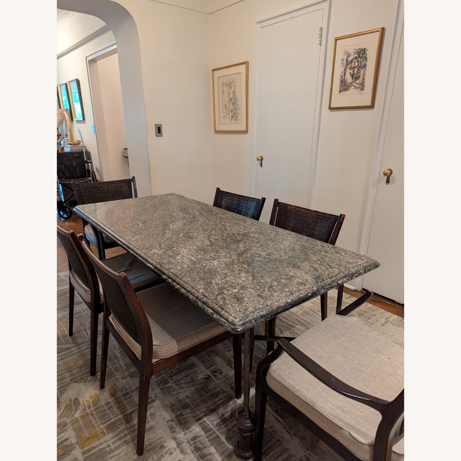  Vintage Granite Dining Table  - image-5