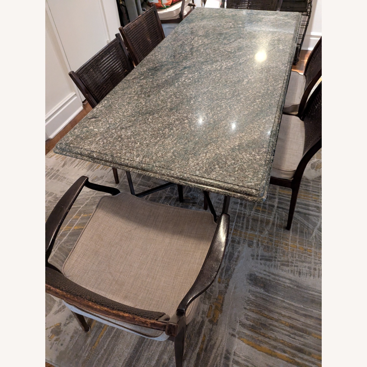  Vintage Granite Dining Table  - image-6