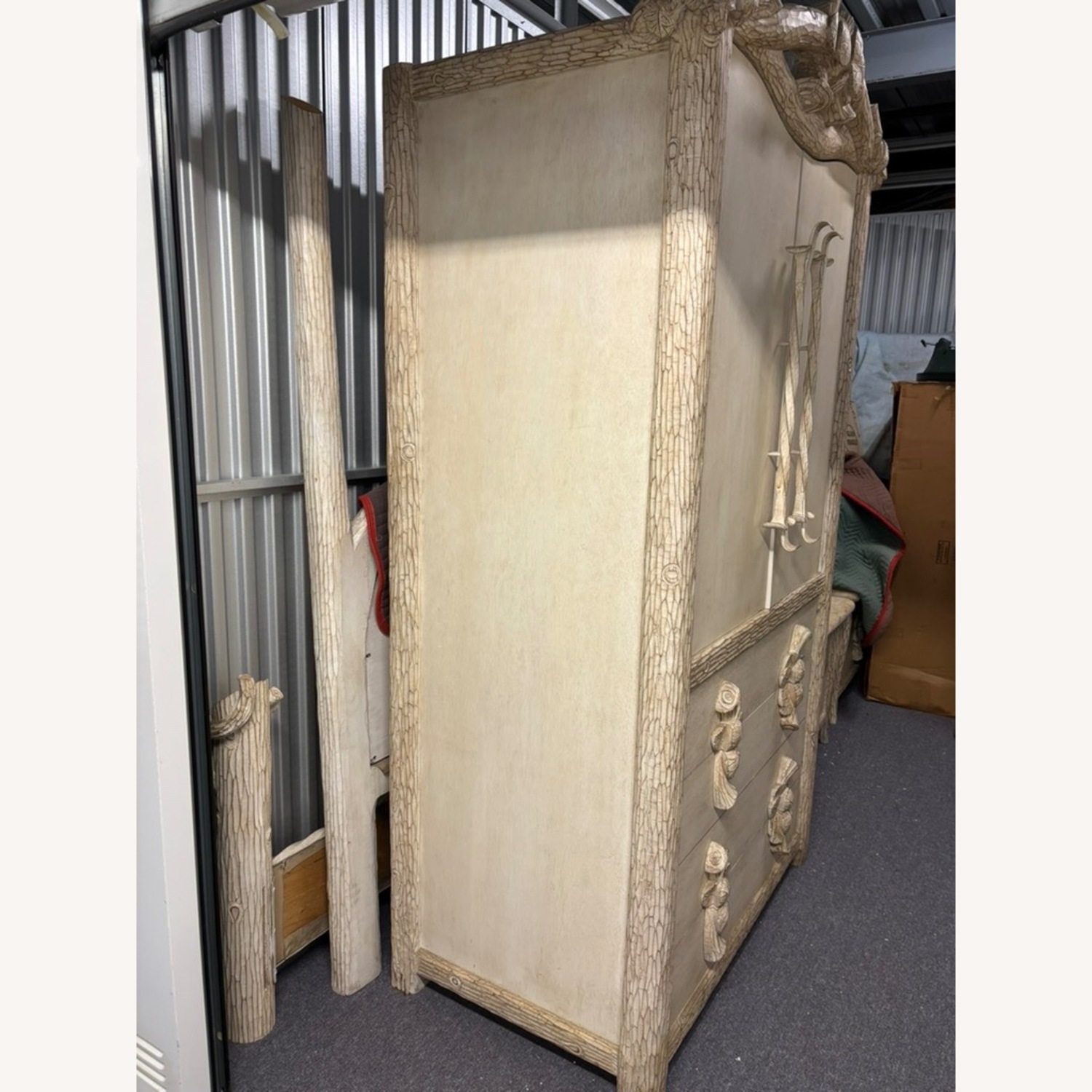 Uniquely Decorated Armoire - image-3