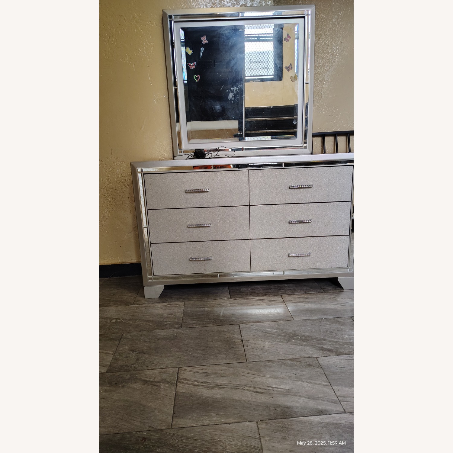 Gray Dresser with Mirror  - image-4