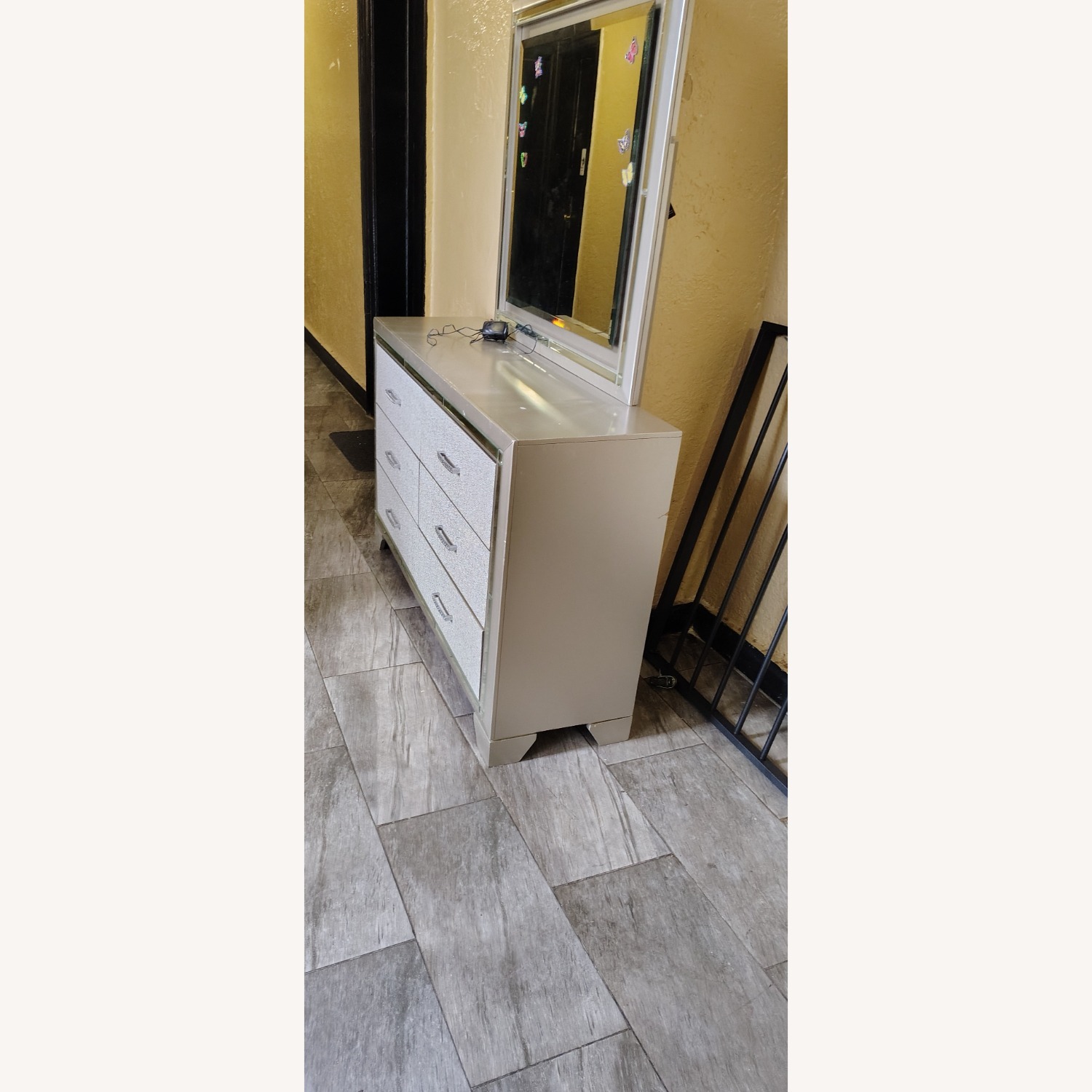 Gray Dresser with Mirror  - image-3