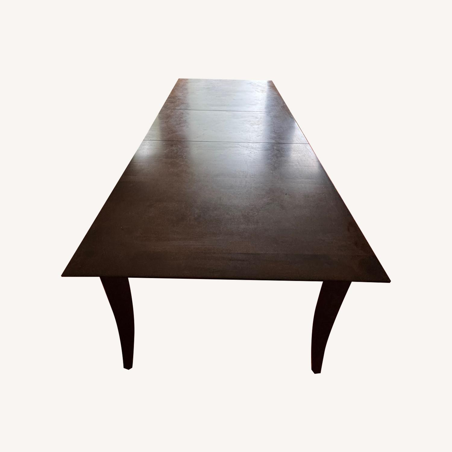 Dark Wood Dining Room Table - image-0