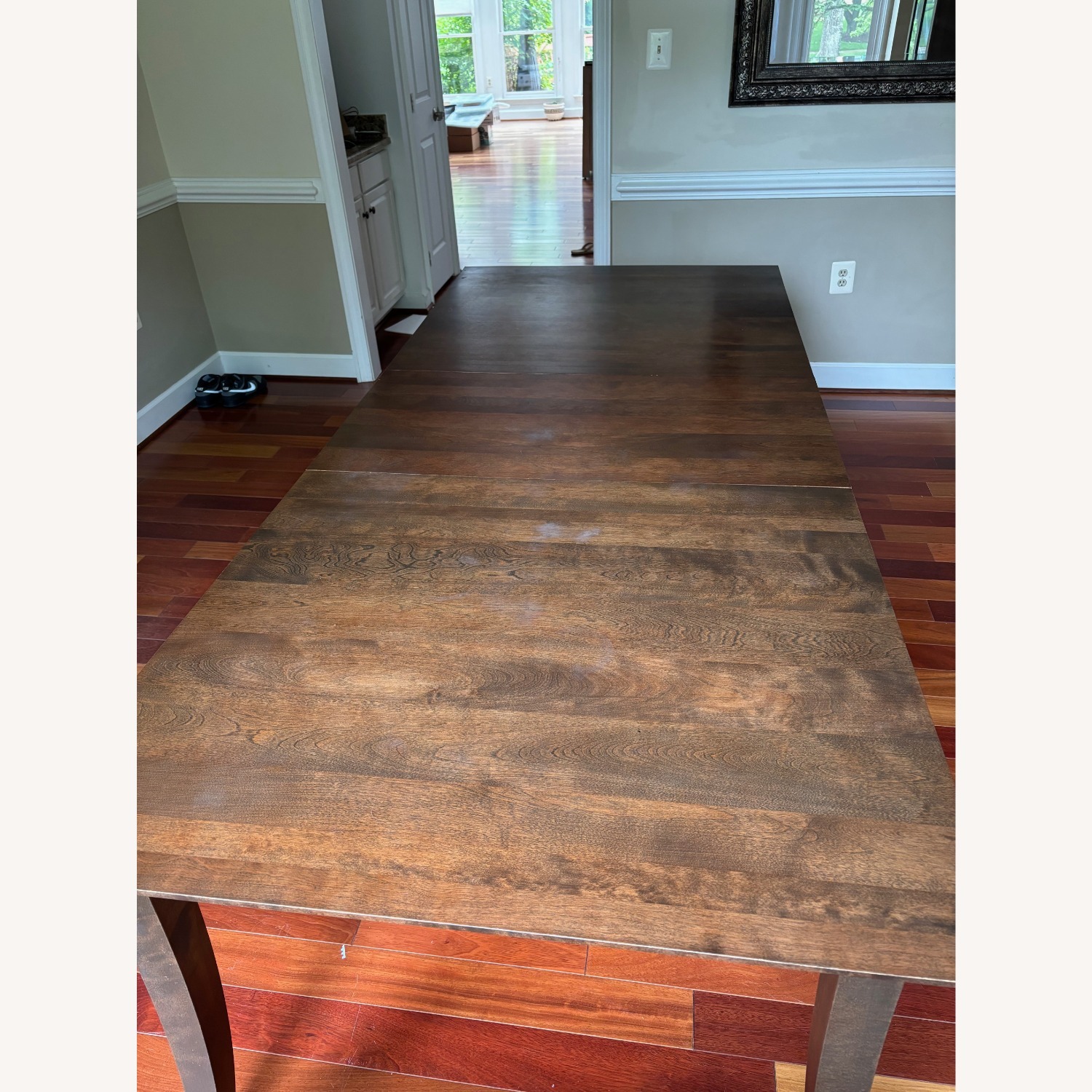 Dark Wood Dining Room Table - image-2
