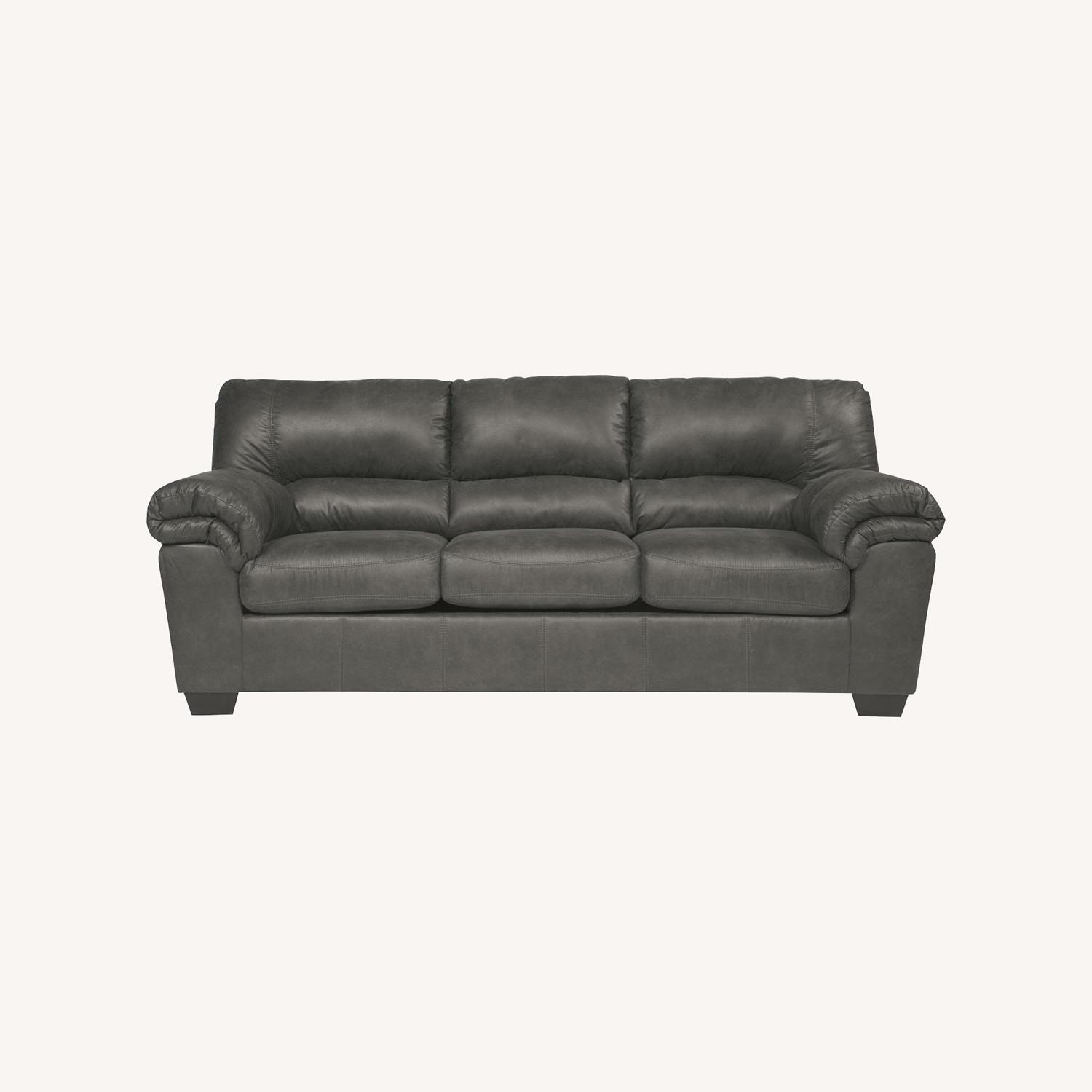 Ashley Bladen Dark Grey 3-Seater Sofa - image-0