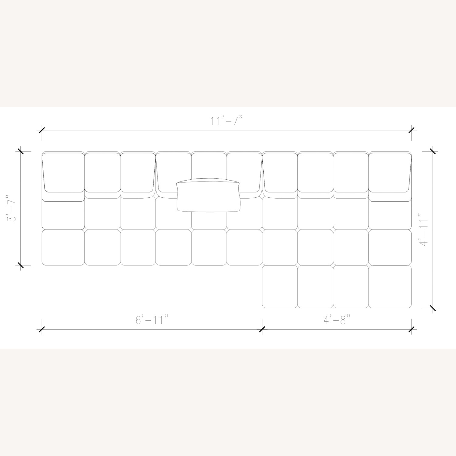 B&B Italia Tufty Time Sectional - image-2