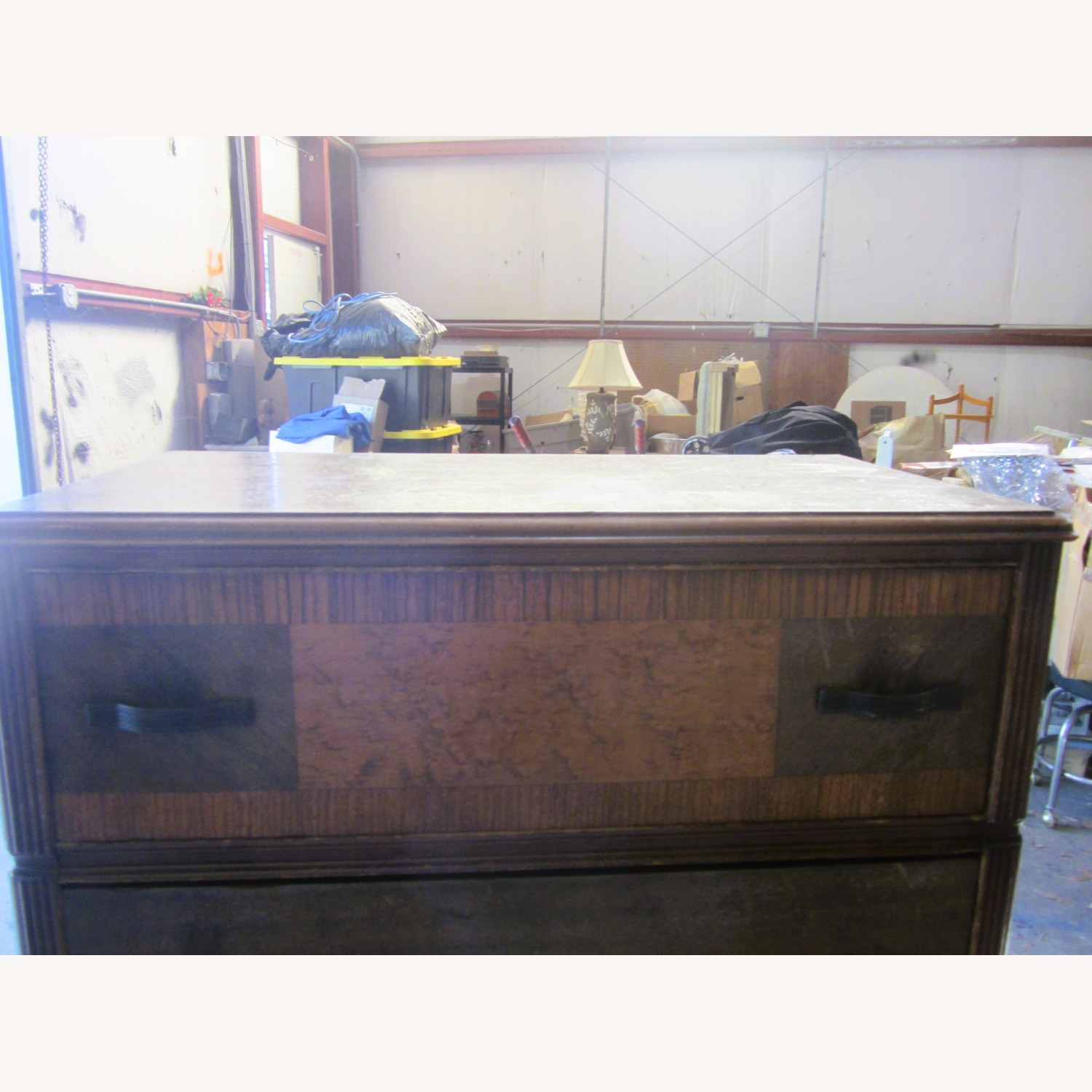 VTG Gentlements Dresser Fancy Top Drawer Front - image-2