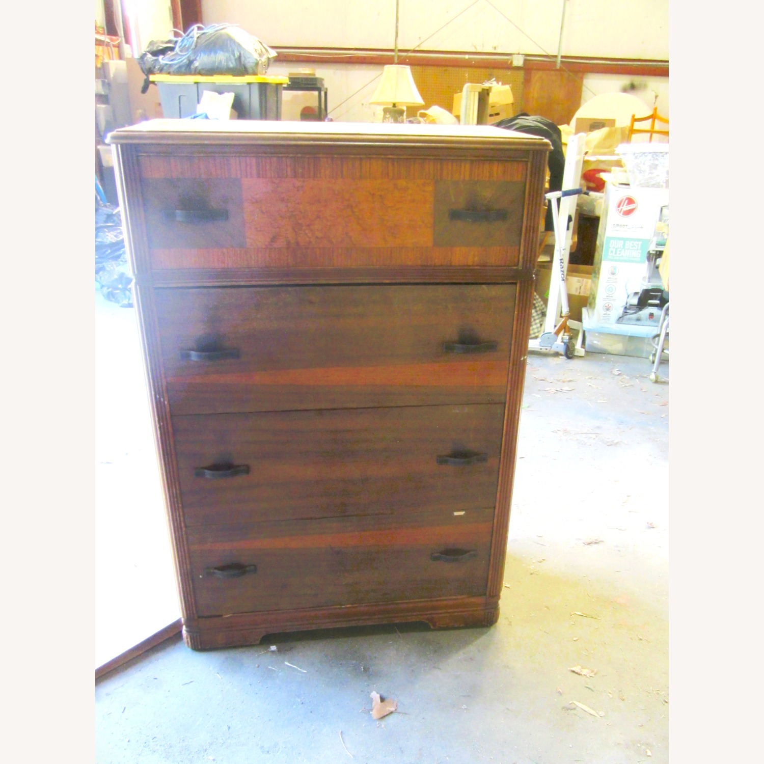 VTG Gentlements Dresser Fancy Top Drawer Front - image-1