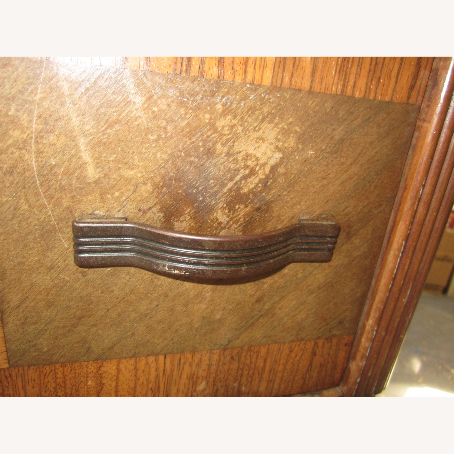 VTG Gentlements Dresser Fancy Top Drawer Front - image-8