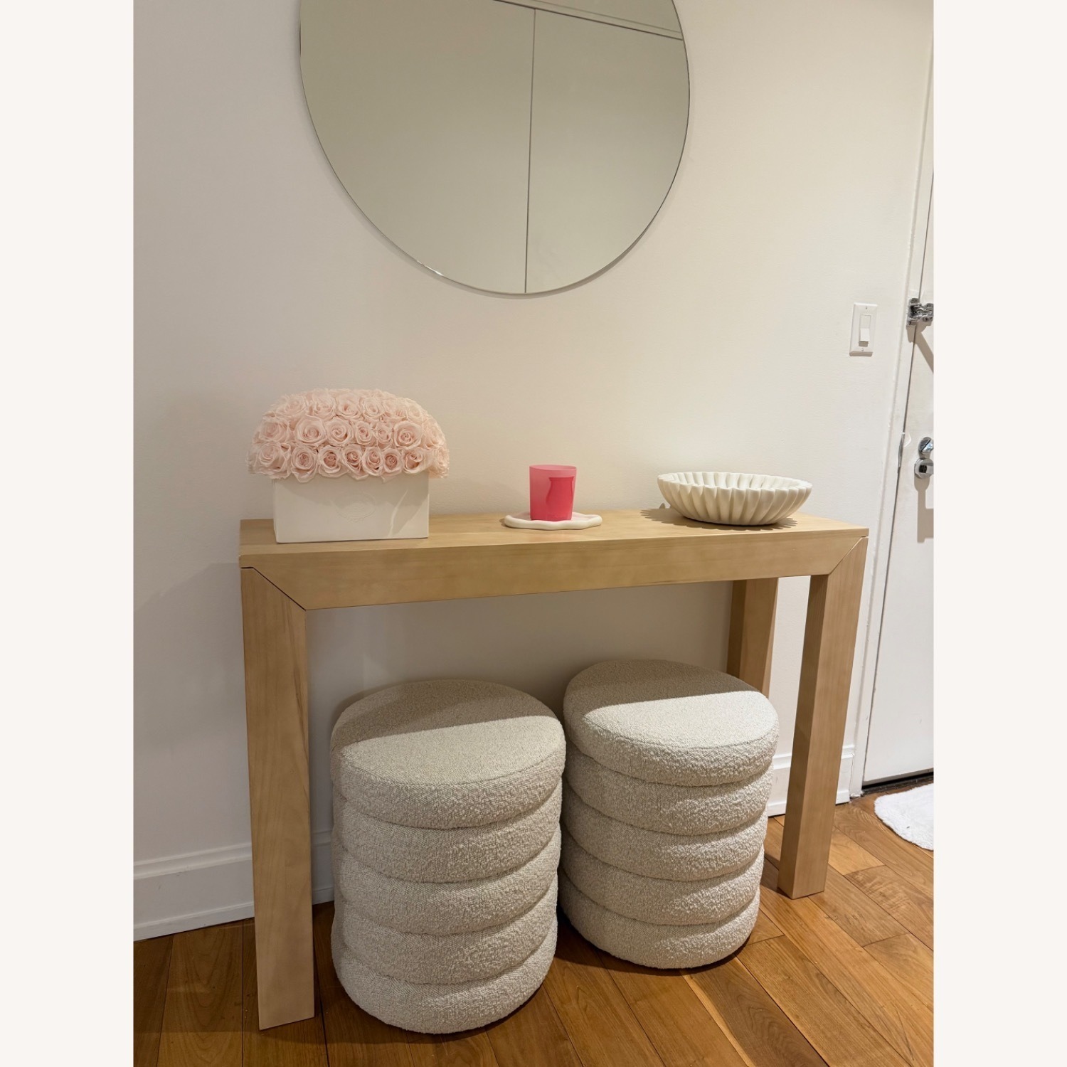 Plank and Beam Modern Console Table - 46" - Blonde - image-1