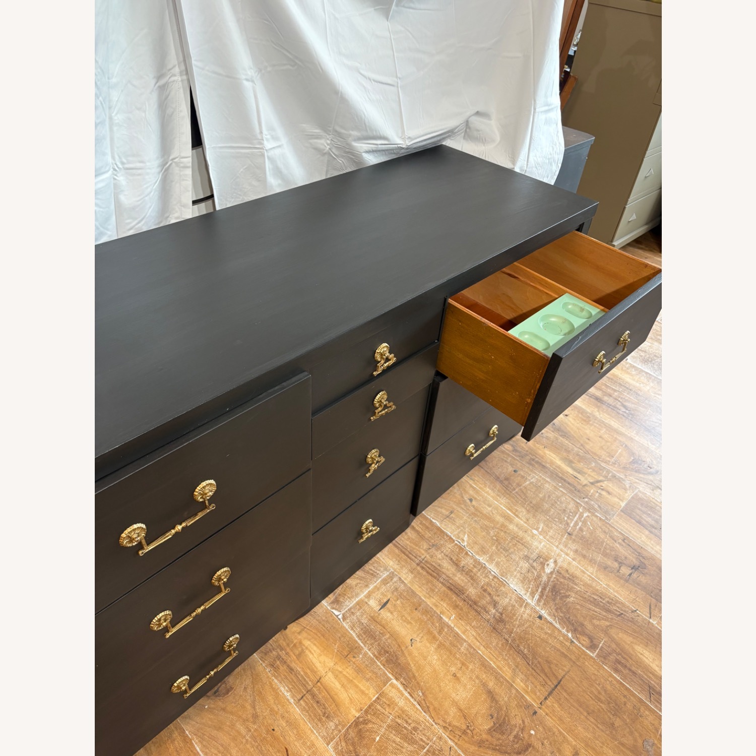 Black Tie 10 Draw Black Dresser - image-5