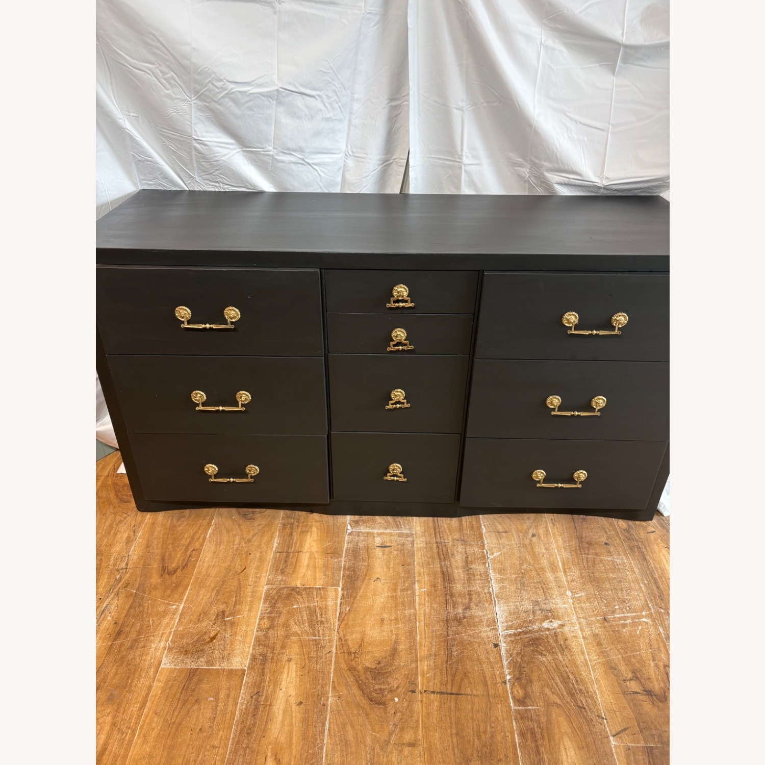 Black Tie 10 Draw Black Dresser - image-1