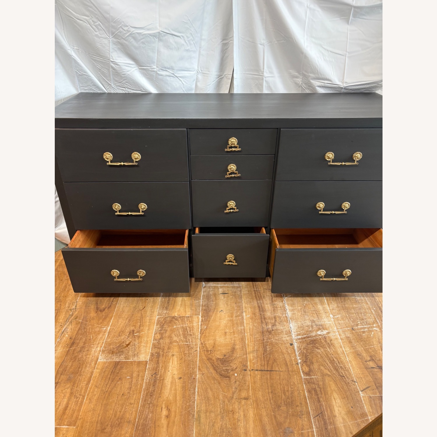 Black Tie 10 Draw Black Dresser - image-2