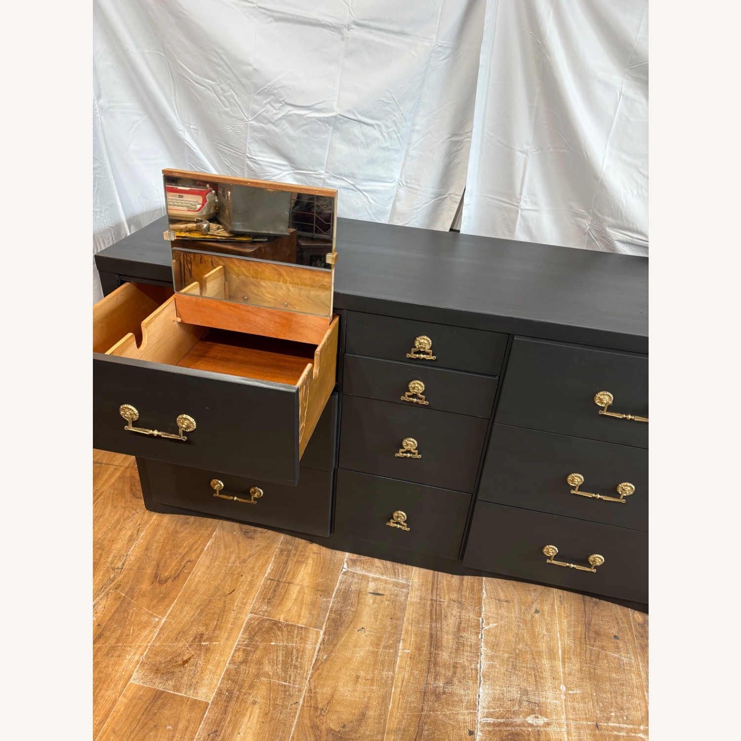 Black Tie 10 Draw Black Dresser - image-10