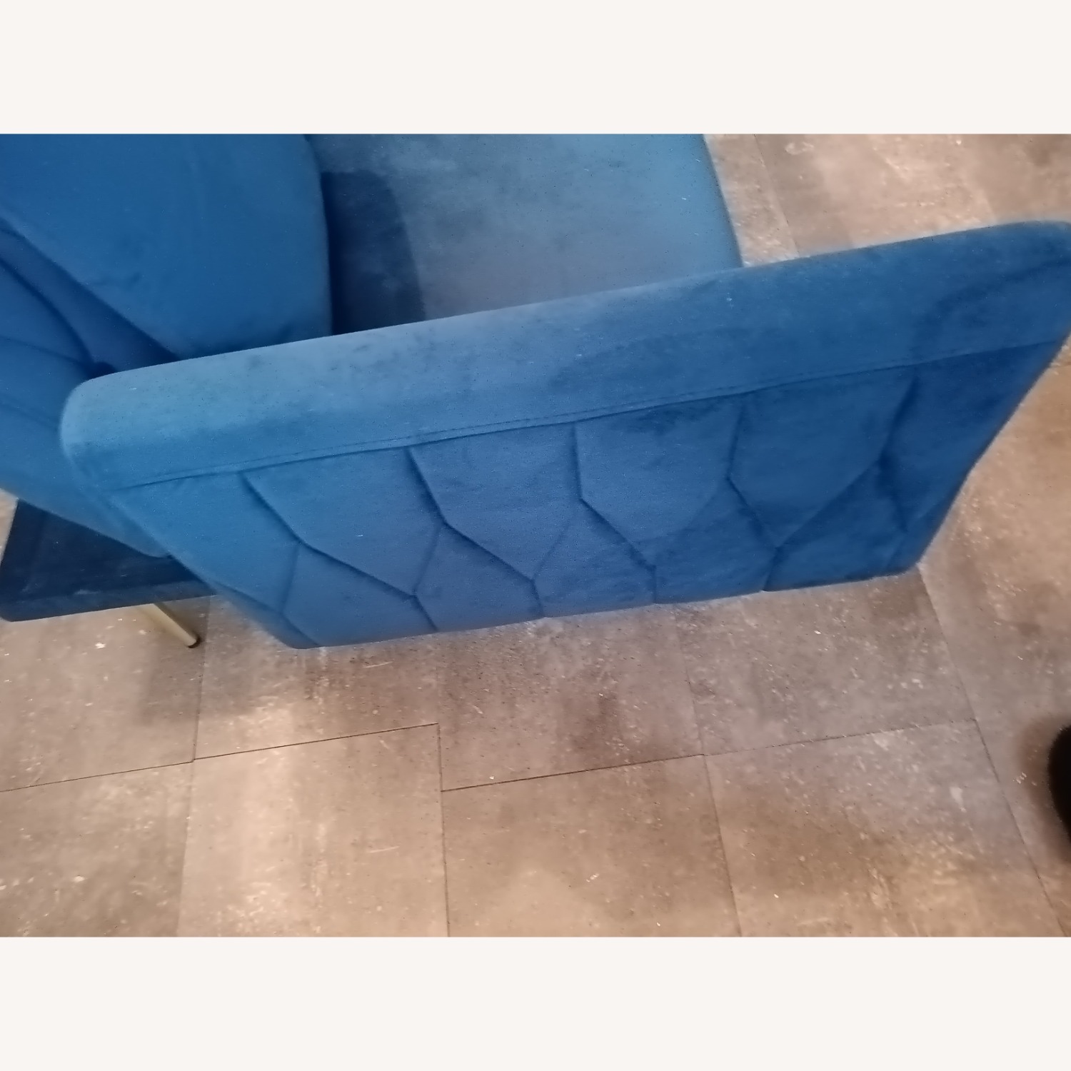 Blue Velvet  Sofa Futon - image-3