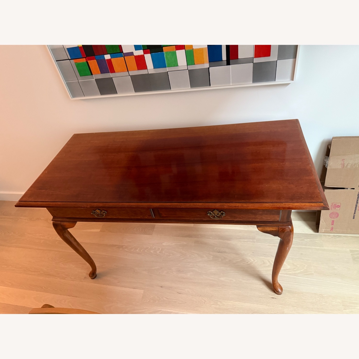 Vintage Queen Anne Style Desk - image-2