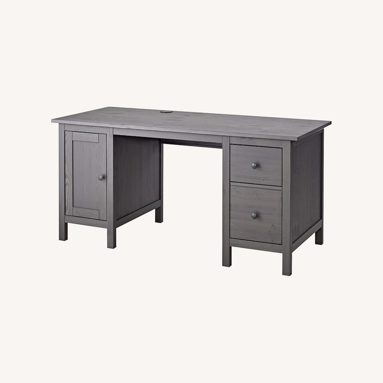 IKEA Hemnes Grey Desk - image-0