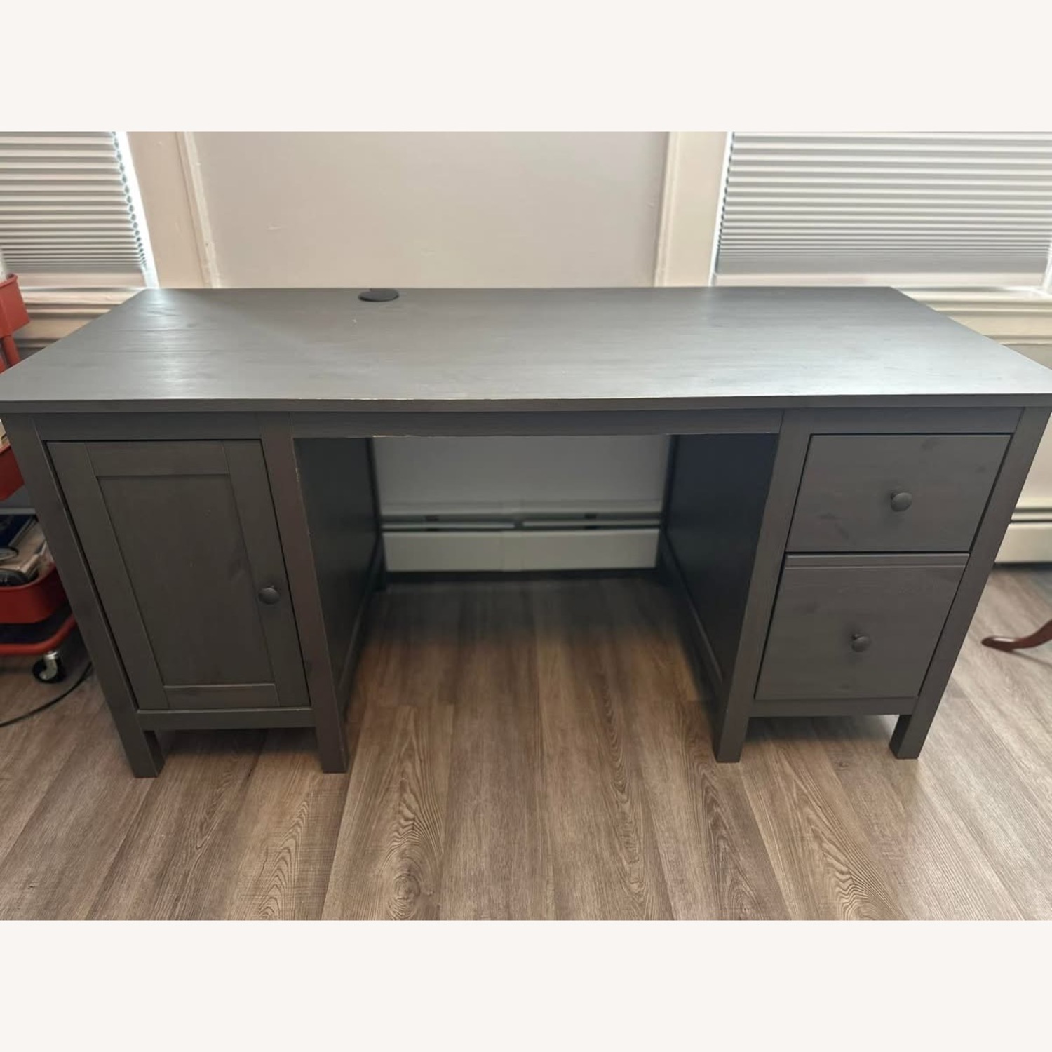 IKEA Hemnes Grey Desk - image-1