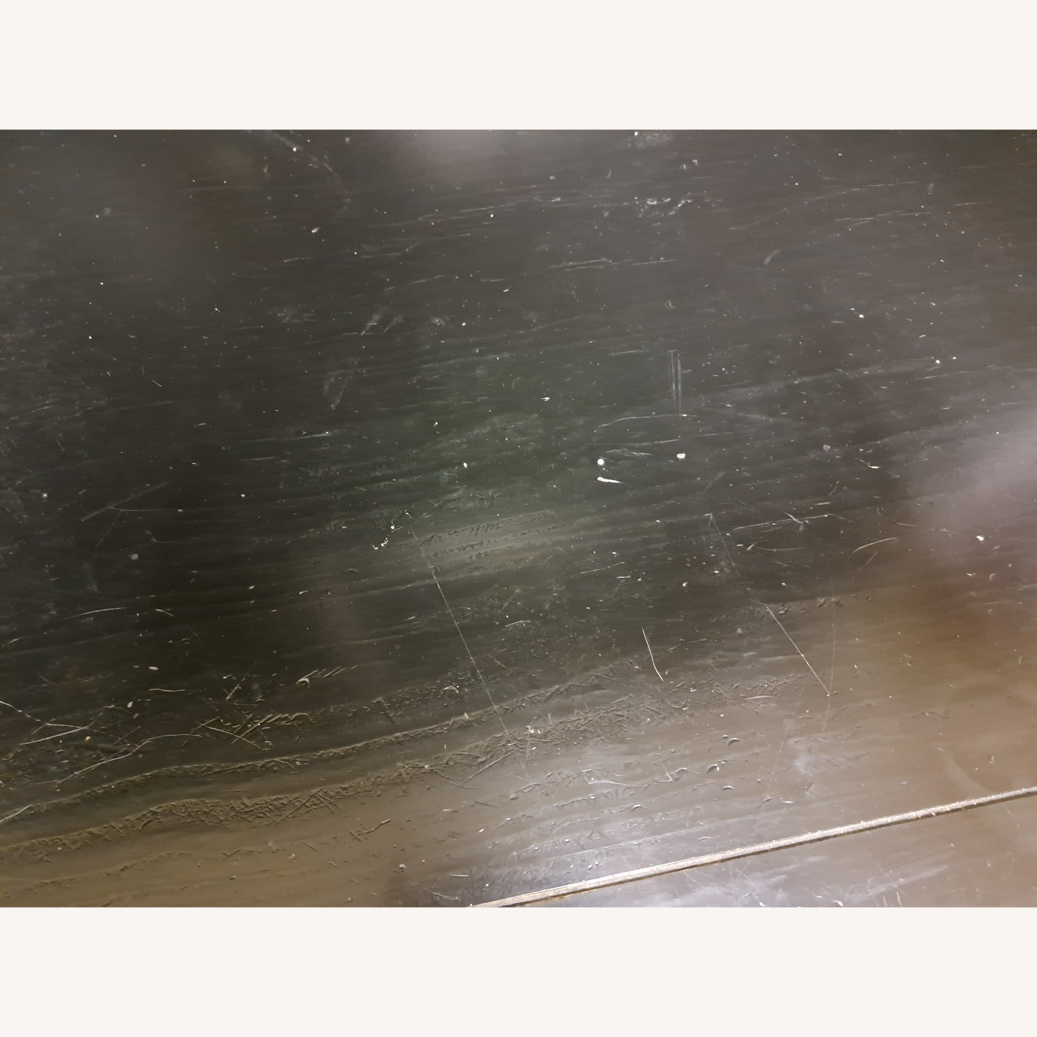 Large Black Desk with Bookshelf - image-3