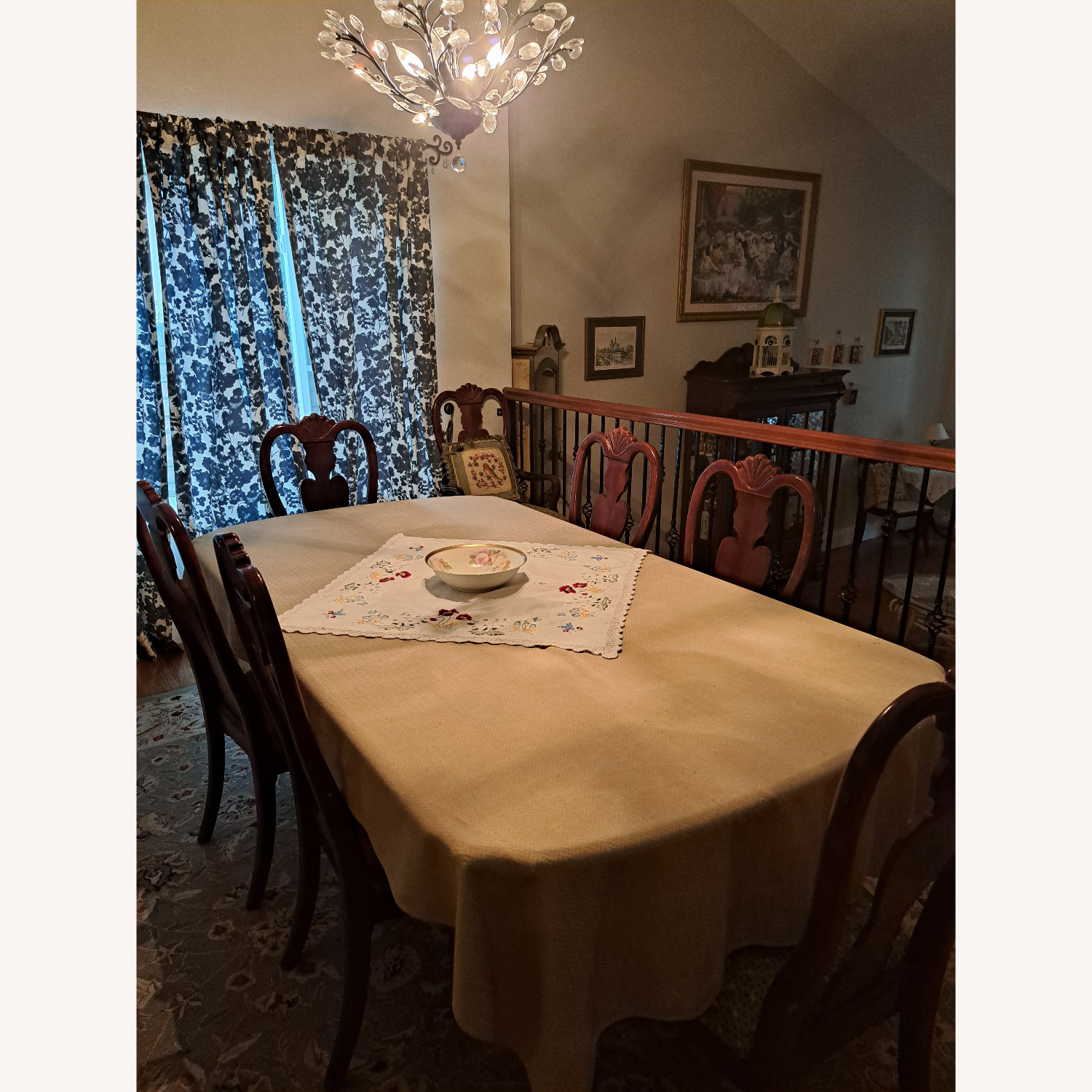 Large Dining Table with 8 Chairs - image-2