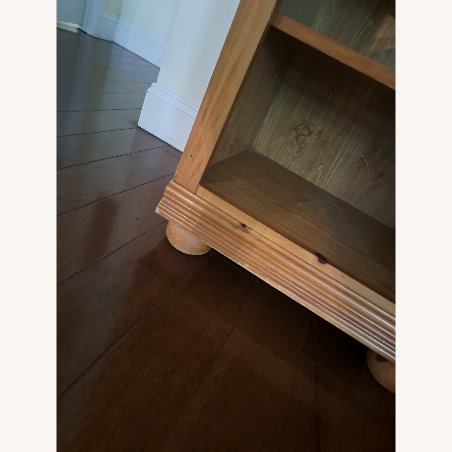 Tall Natural Wood Bookshelf 2 - image-3