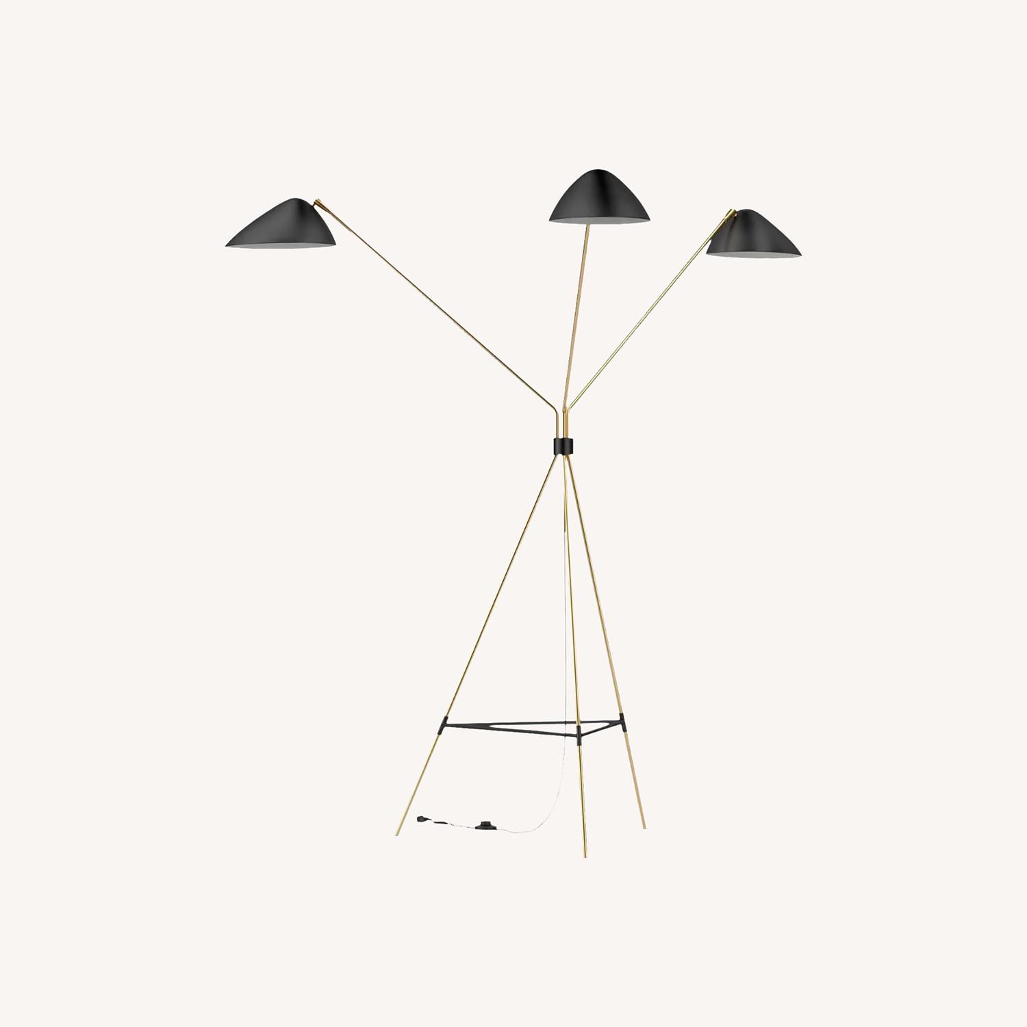West Elm Mid-Century Tripod Floor Lamp - image-0