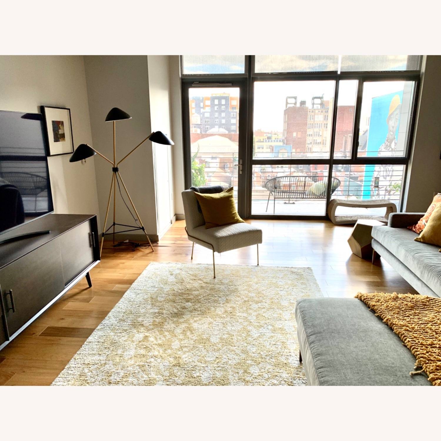 West Elm Mid-Century Tripod Floor Lamp - image-2