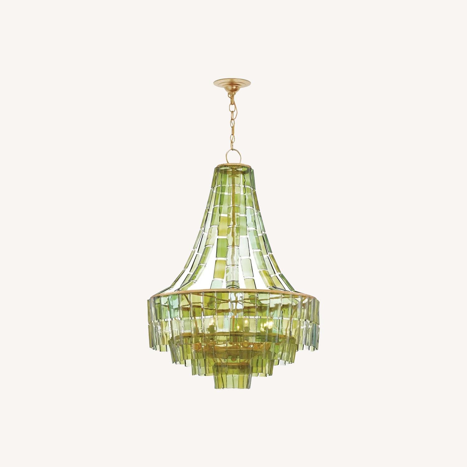 Currey & Company Green Vintner Chandelier - image-0