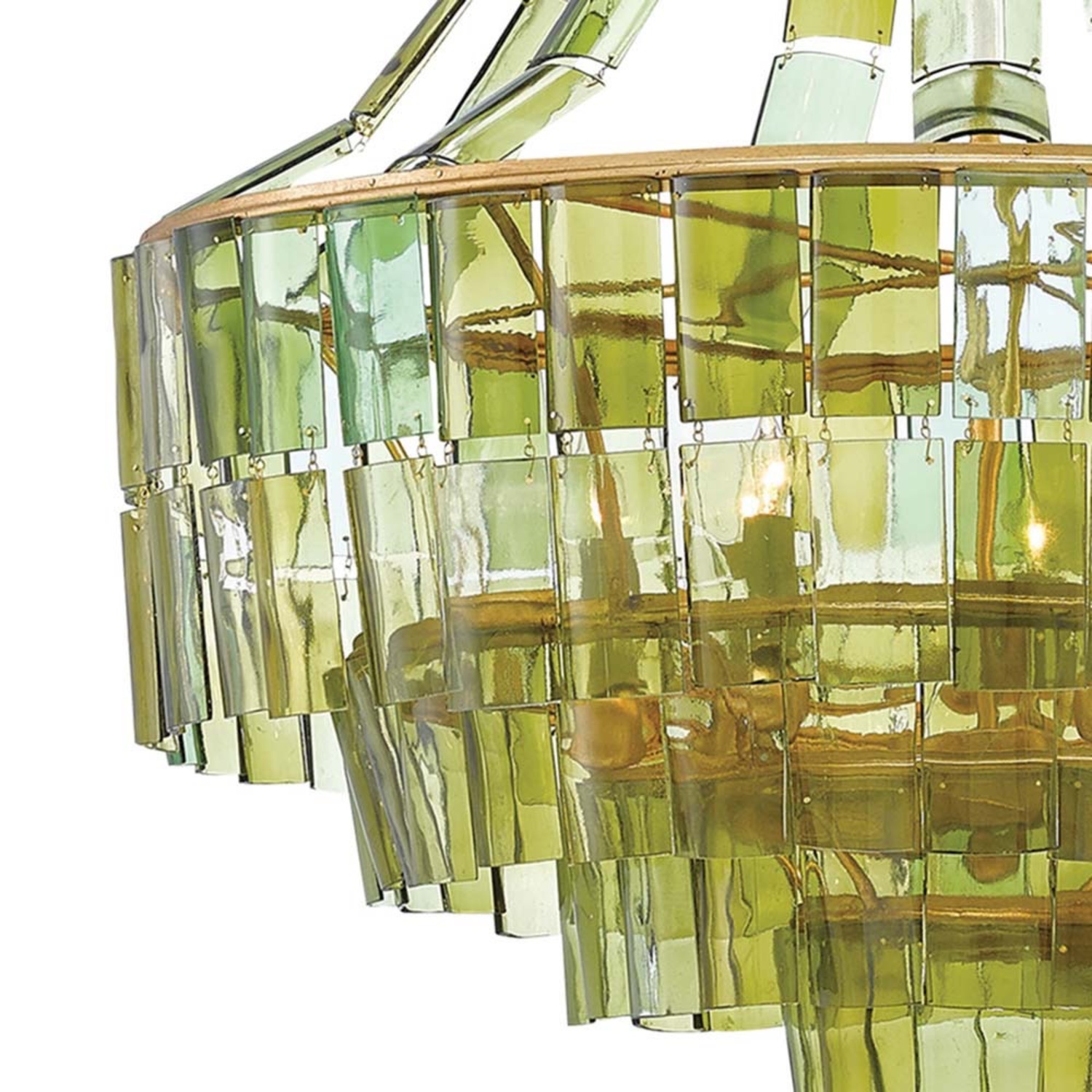 Currey & Company Green Vintner Chandelier - image-2