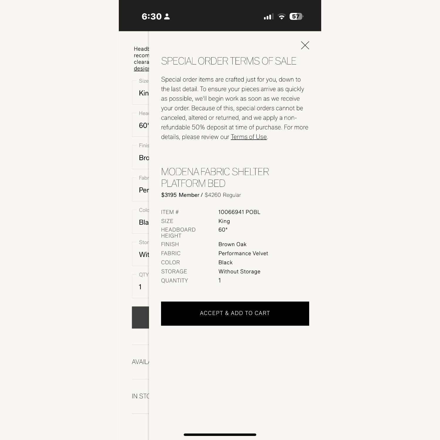 Restoration Hardware Modena Bed - image-3