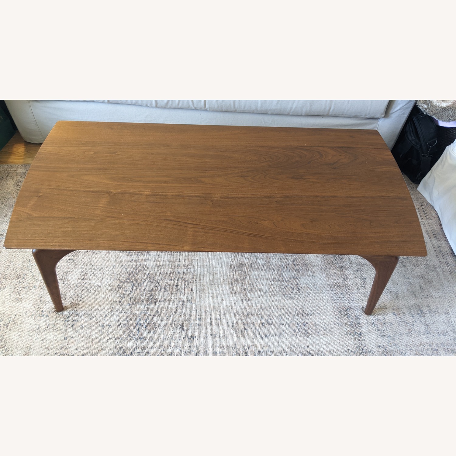 Rejuvenation Basin Walnut Coffee Table - image-1