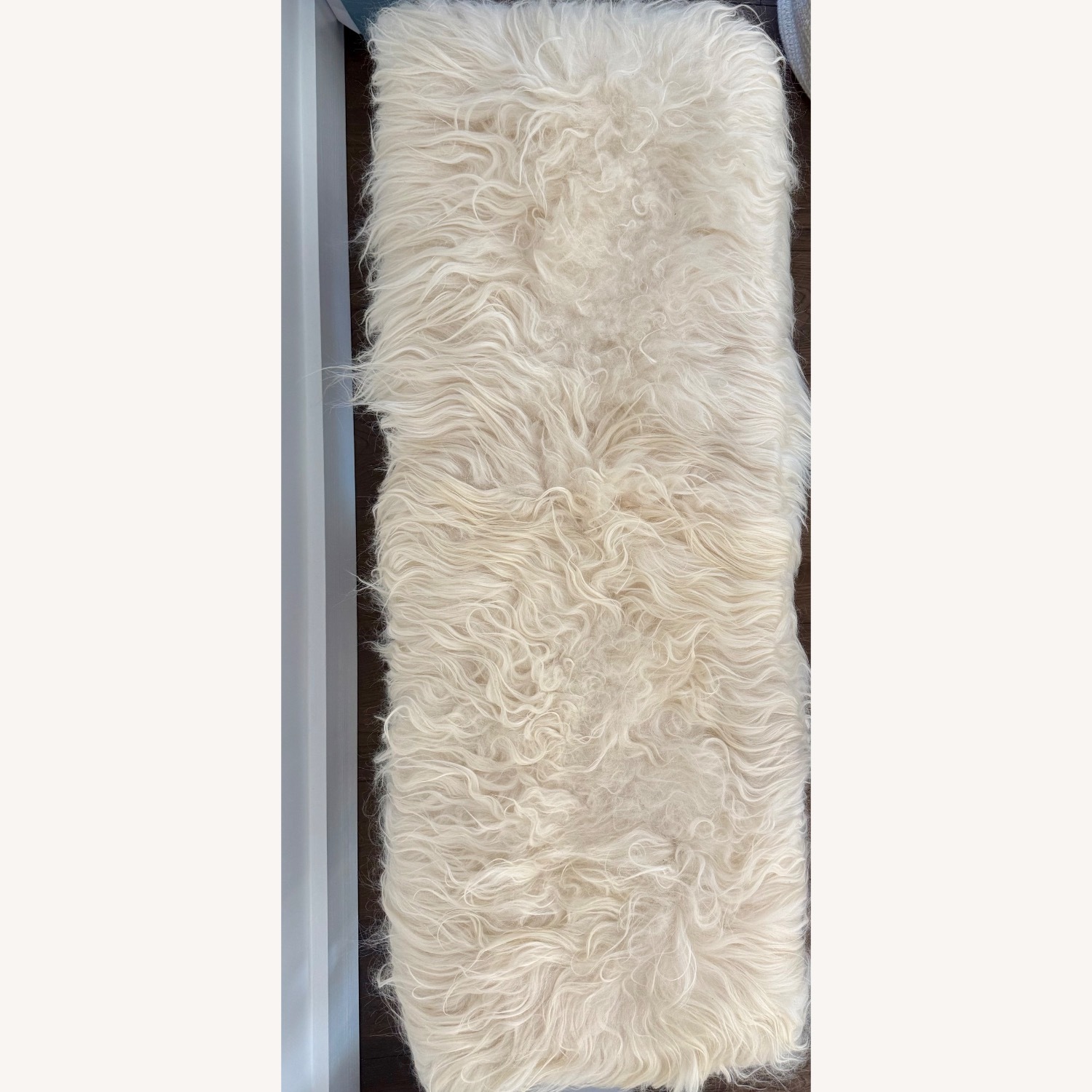 CB2 Acrylic Sheepskin Bench - image-5
