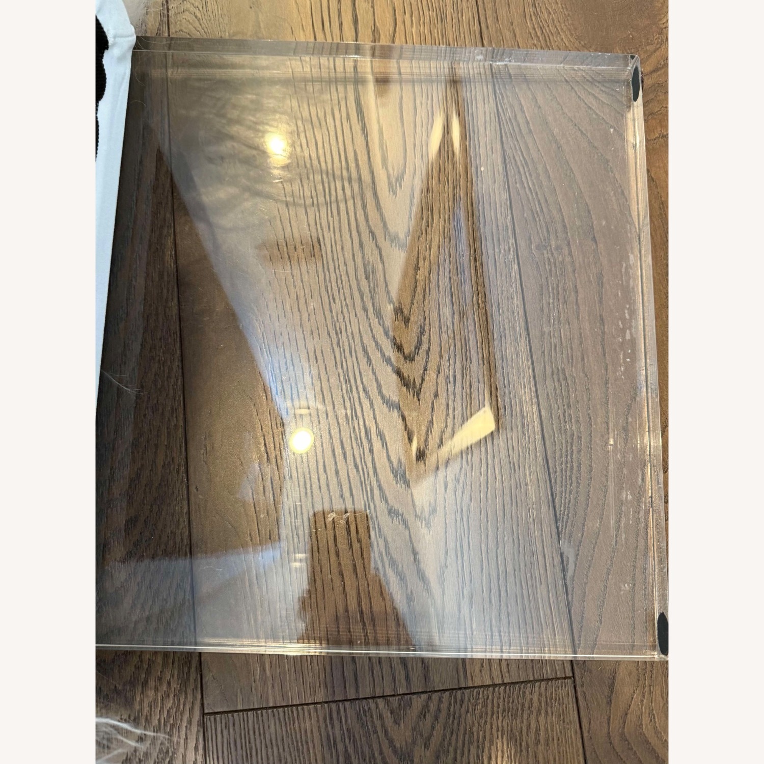 CB2 Acrylic Sheepskin Bench - image-14
