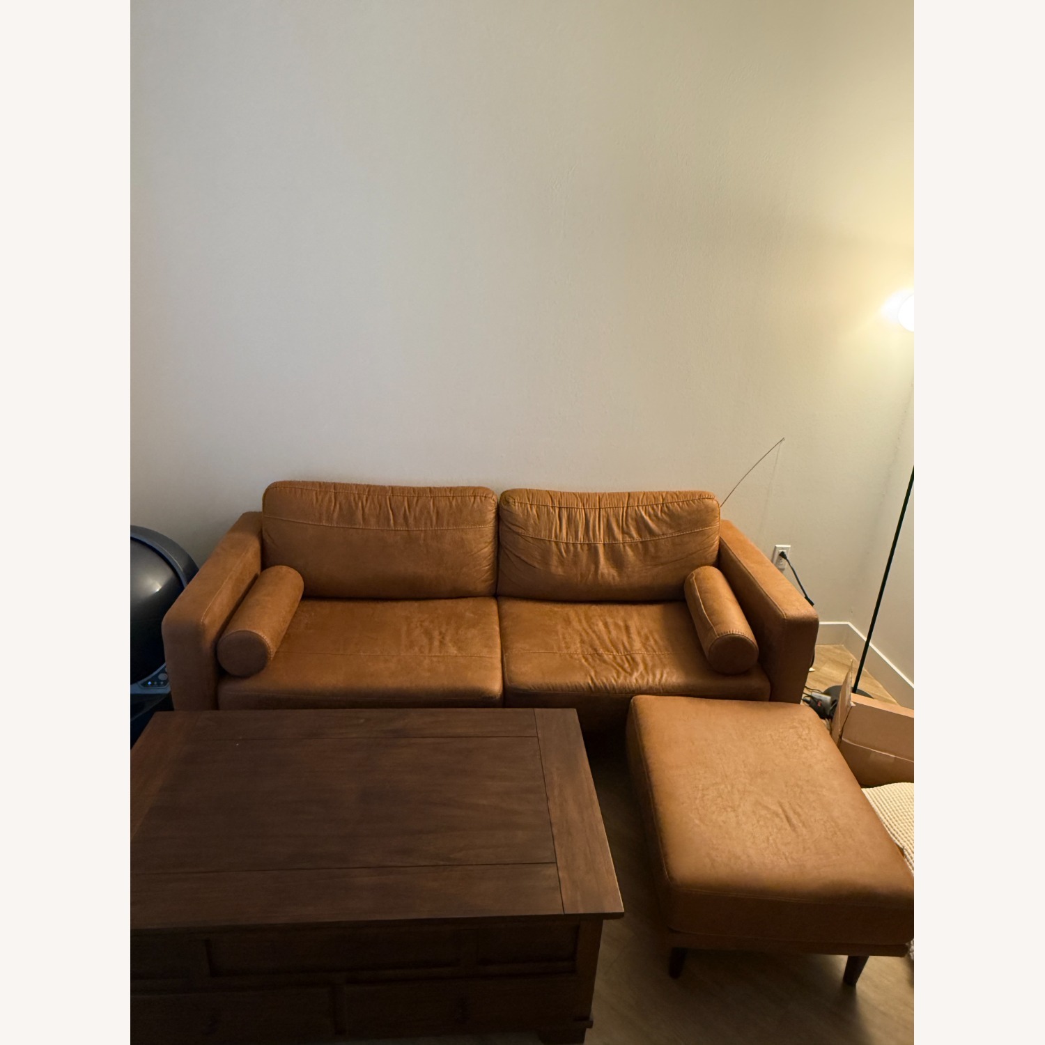 Ashely Telora Brown Faux Leather - image-2