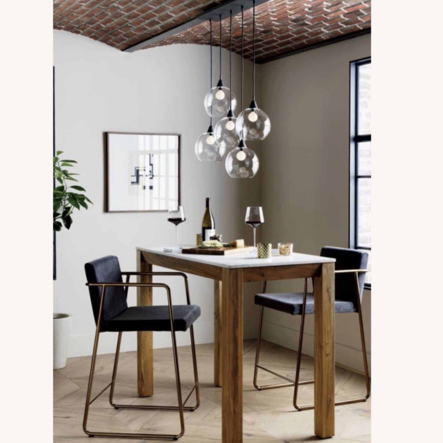 CB2 Palate 42" Rectangular High Dining Table - image-2