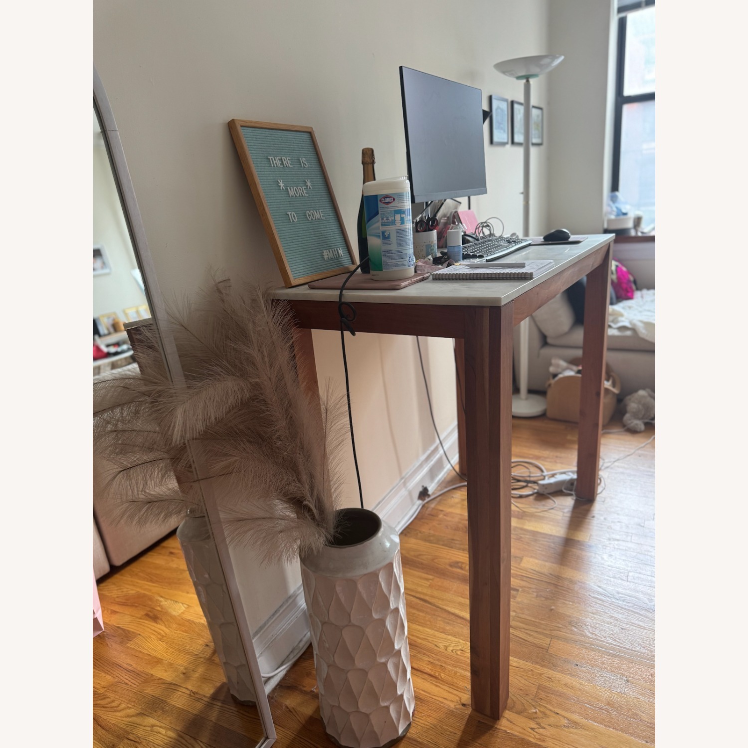 CB2 Palate 42" Rectangular High Dining Table - image-8