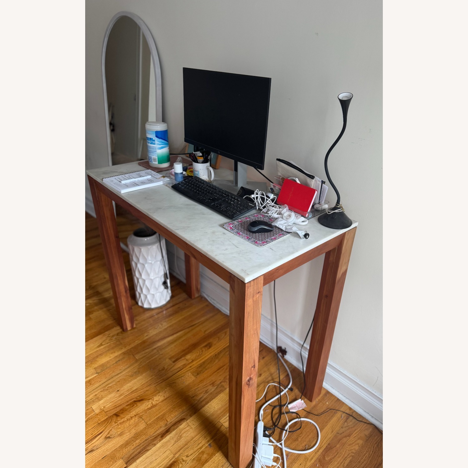 CB2 Palate 42" Rectangular High Dining Table - image-7