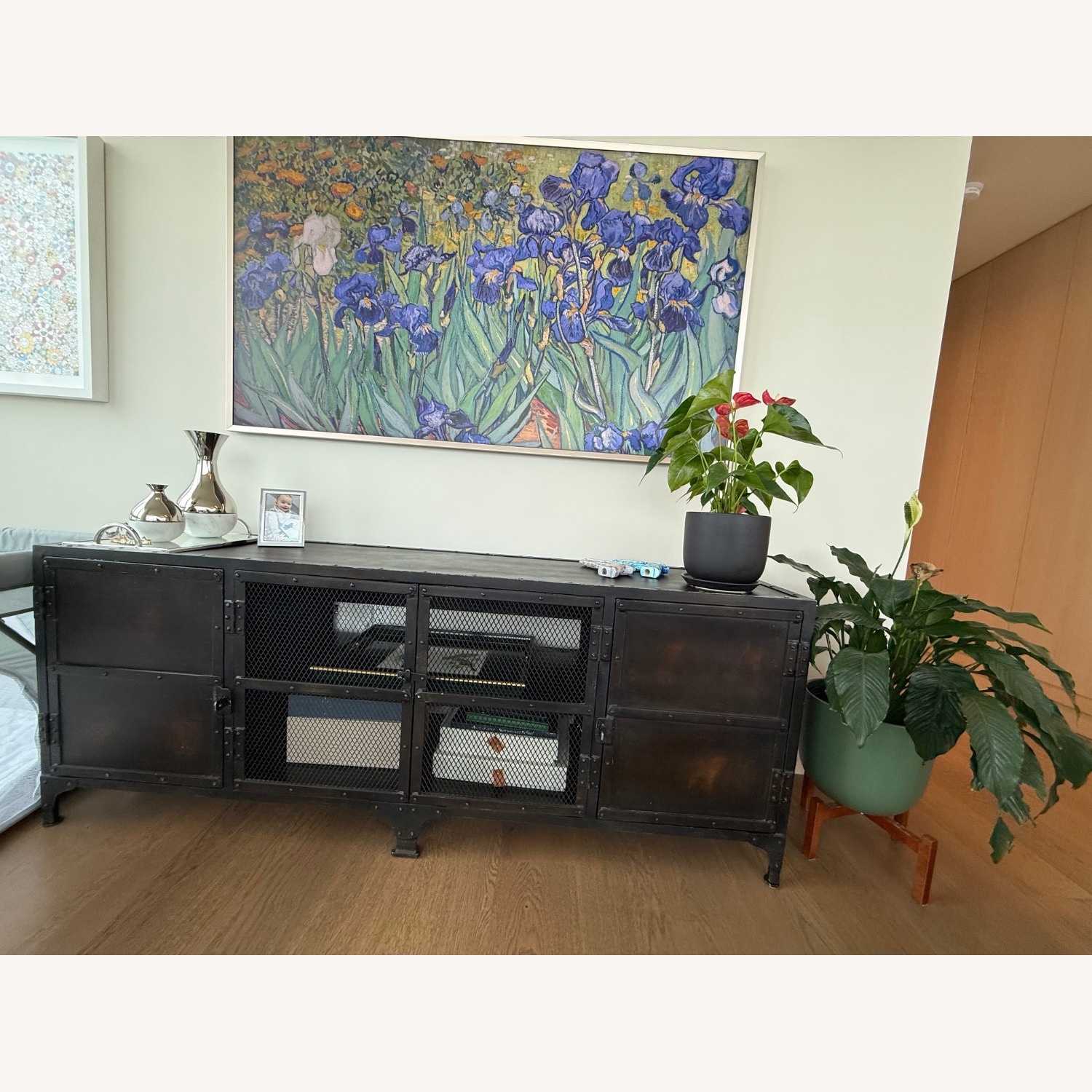 Restoration Hardware Industrial Tool Chest 4-Door Media Console - image-2