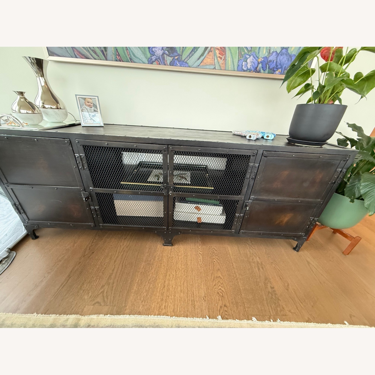 Restoration Hardware Industrial Tool Chest 4-Door Media Console - image-4