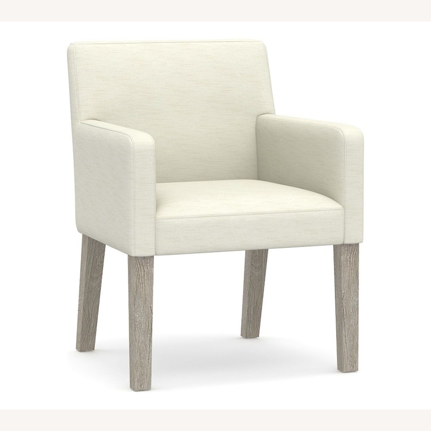 Pottery Barn Classic Upholstered Dining Square Armchair - image-4