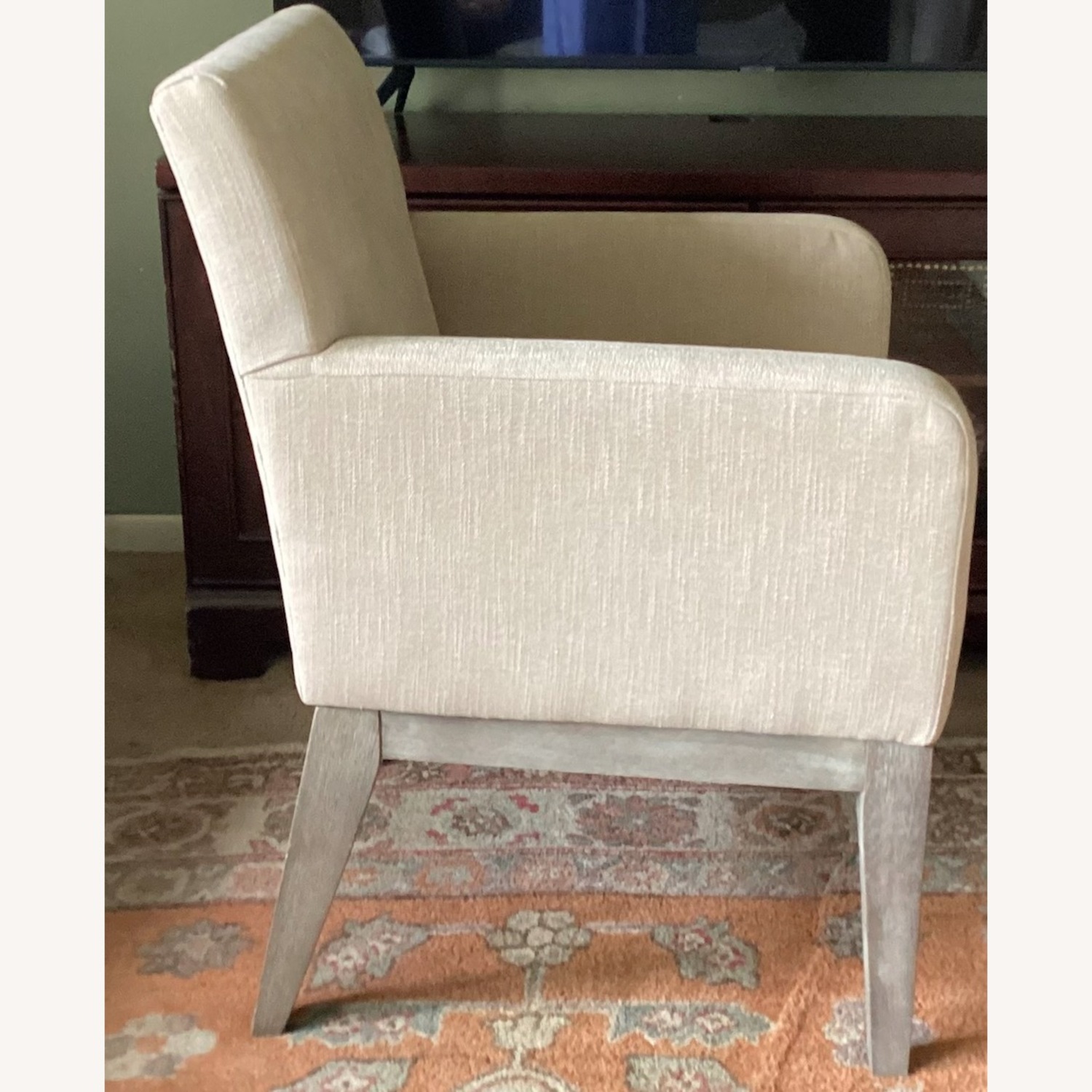 Pottery Barn Classic Upholstered Dining Square Armchair - image-2