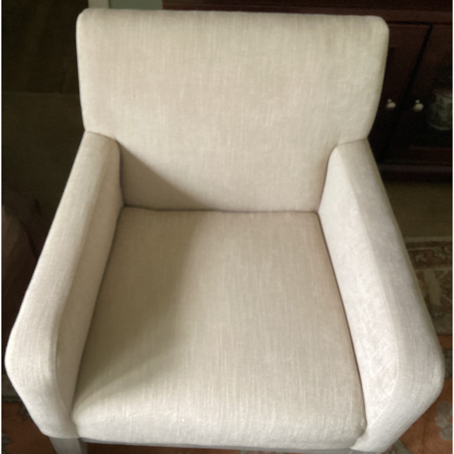 Pottery Barn Classic Upholstered Dining Square Armchair - image-3