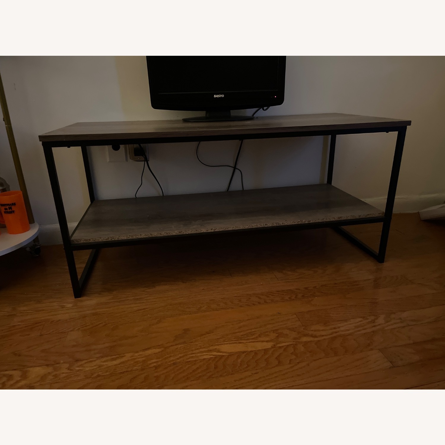 Light Gray Wooden Coffee Table - image-3