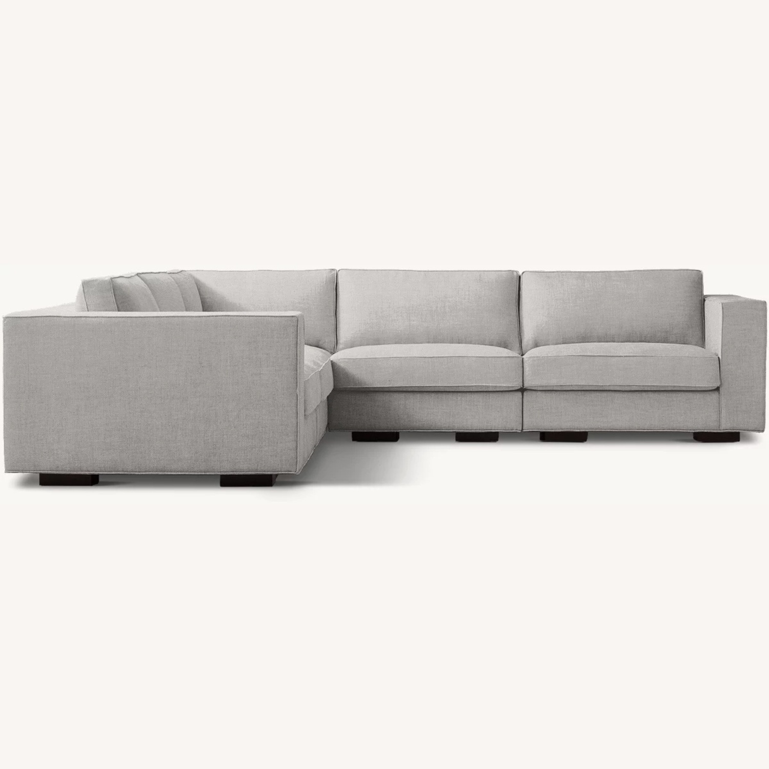 Restoration Hardware Sofa in Dove Velvet - image-0