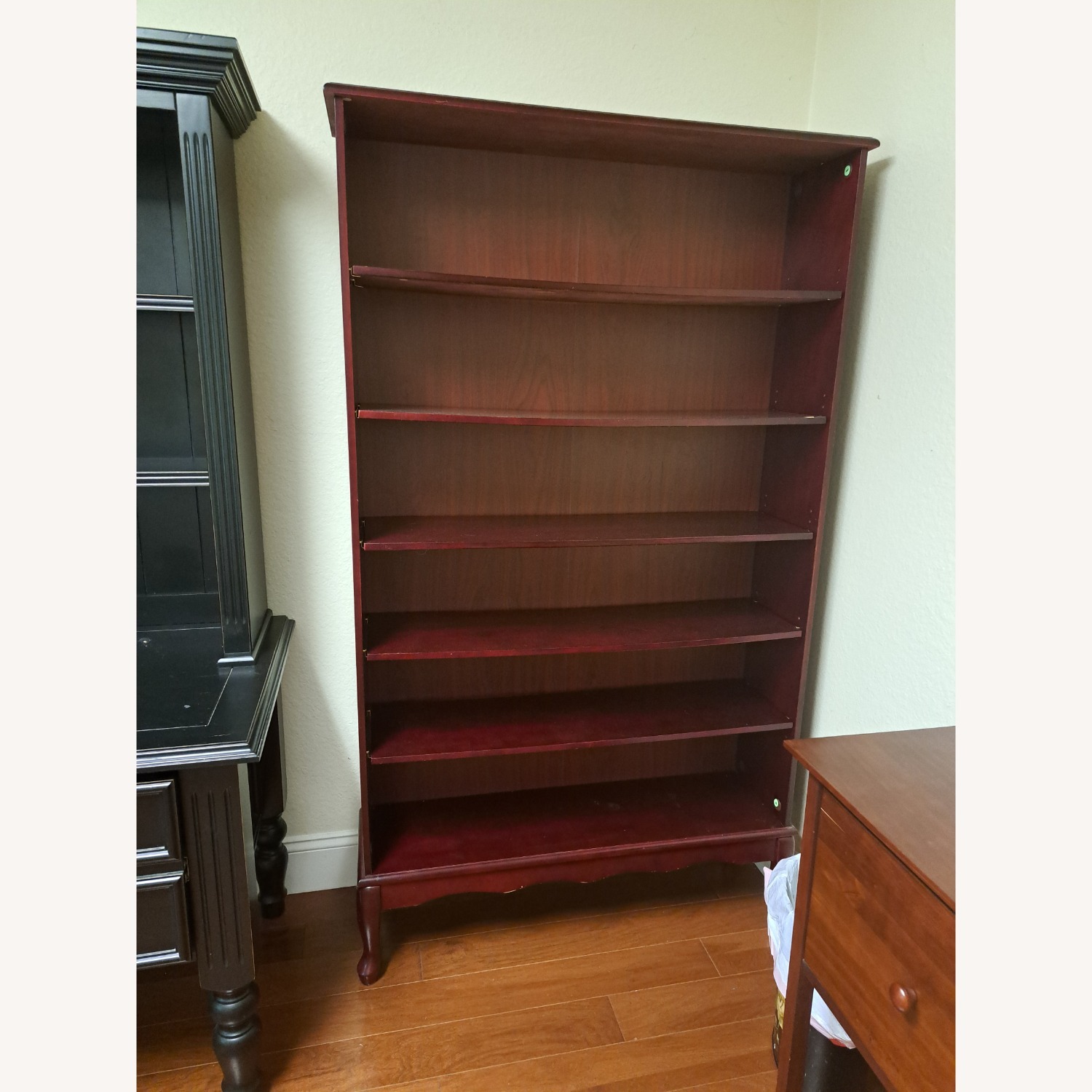 Tall Wide Wood Bookshelf - image-1